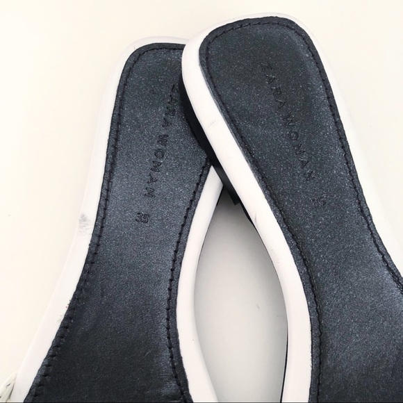 NWT Zara woven strap slide sandals size 5 - Picture 7 of 8